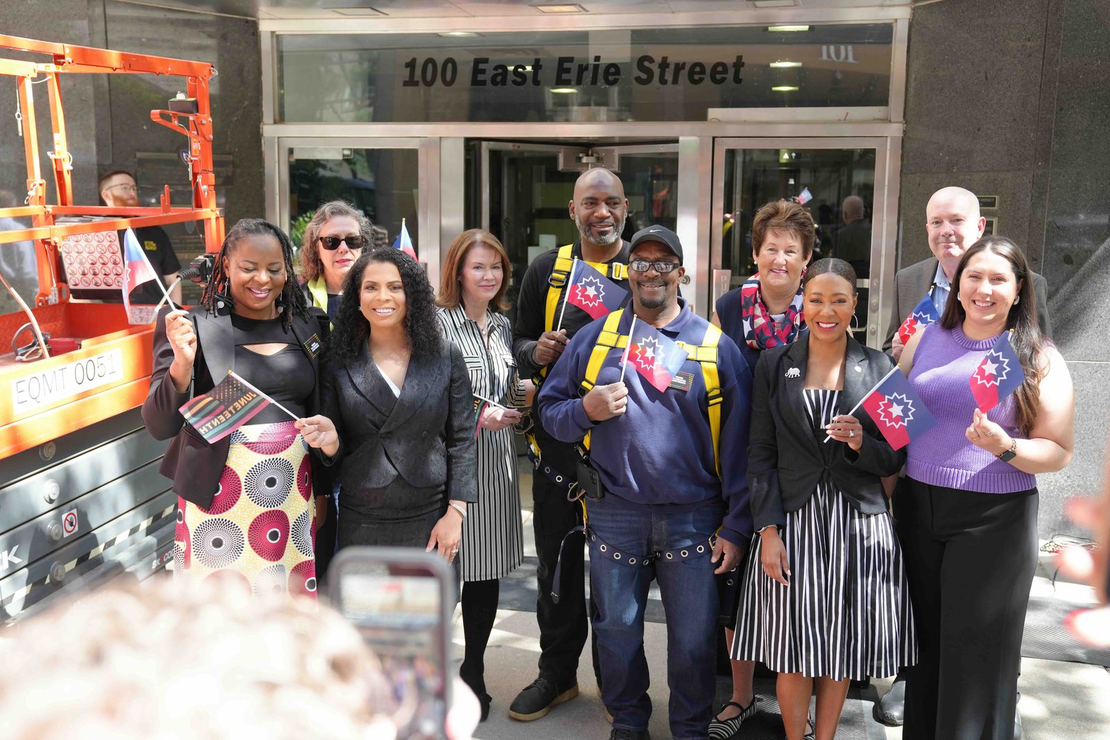 Juneteenth flag-raising ceremony at MWRD
